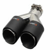 Universal Silver Stainless Steel Exhaust Pipe Muffler