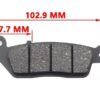 Motorcycle Brake Pad FA142 Semi-metal Friction Material