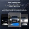 Enregistreur vidéo pour voiture avec double enregistrement, contrôle par application et géolocalisation GPS à distance.